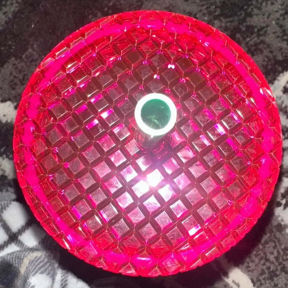 Starbucks Spring 2023 Watermelon Grid Green Pink Lid 24oz Cold Cup Tumbler